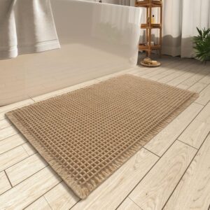 Upgraded Waffle Bath Rug