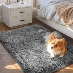 Non-Slip Throw Bedside Area Rug